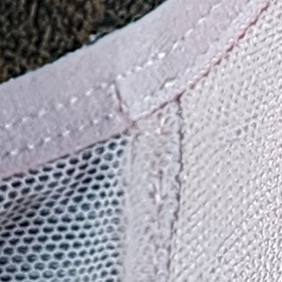 XL/34DD Stretch Mesh Bustier Snap Crotch Bodysuit- UNWORN -repaired factory flaw - Picture 11 of 11